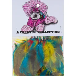 Feather Extension Teal McCaw (Pack of 10) by A Creative Collection