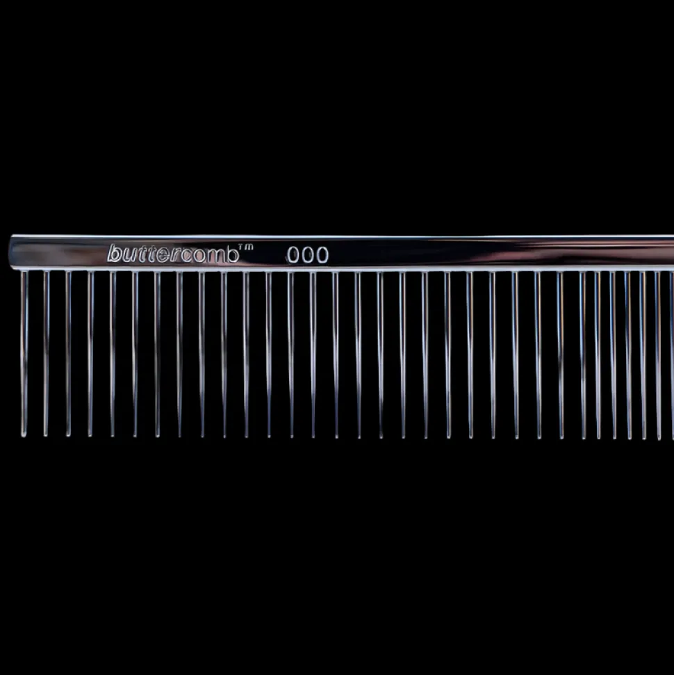 7.5" Fine/Coarse Greyhound Buttercomb by Chris Christensen