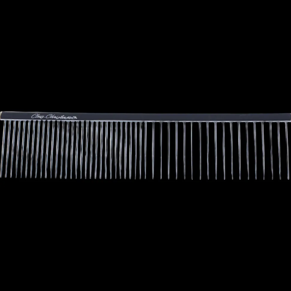 7.5" Fine/Coarse Long Tooth Greyhound Buttercomb by Chris Christensen