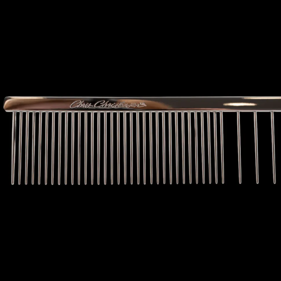 7.5" Fine/X-Coarse Greyhound Buttercomb by Chris Christensen