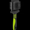 Finishing Soft Green Slicker Brush by Dog Fashion Spa