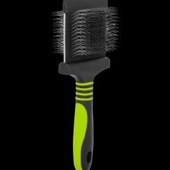 Finishing Soft Green Slicker Brush by Dog Fashion Spa