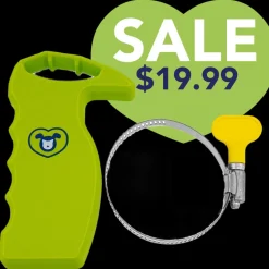 Furm Grip Dryer Handle Lime Green by PetStore.Direct