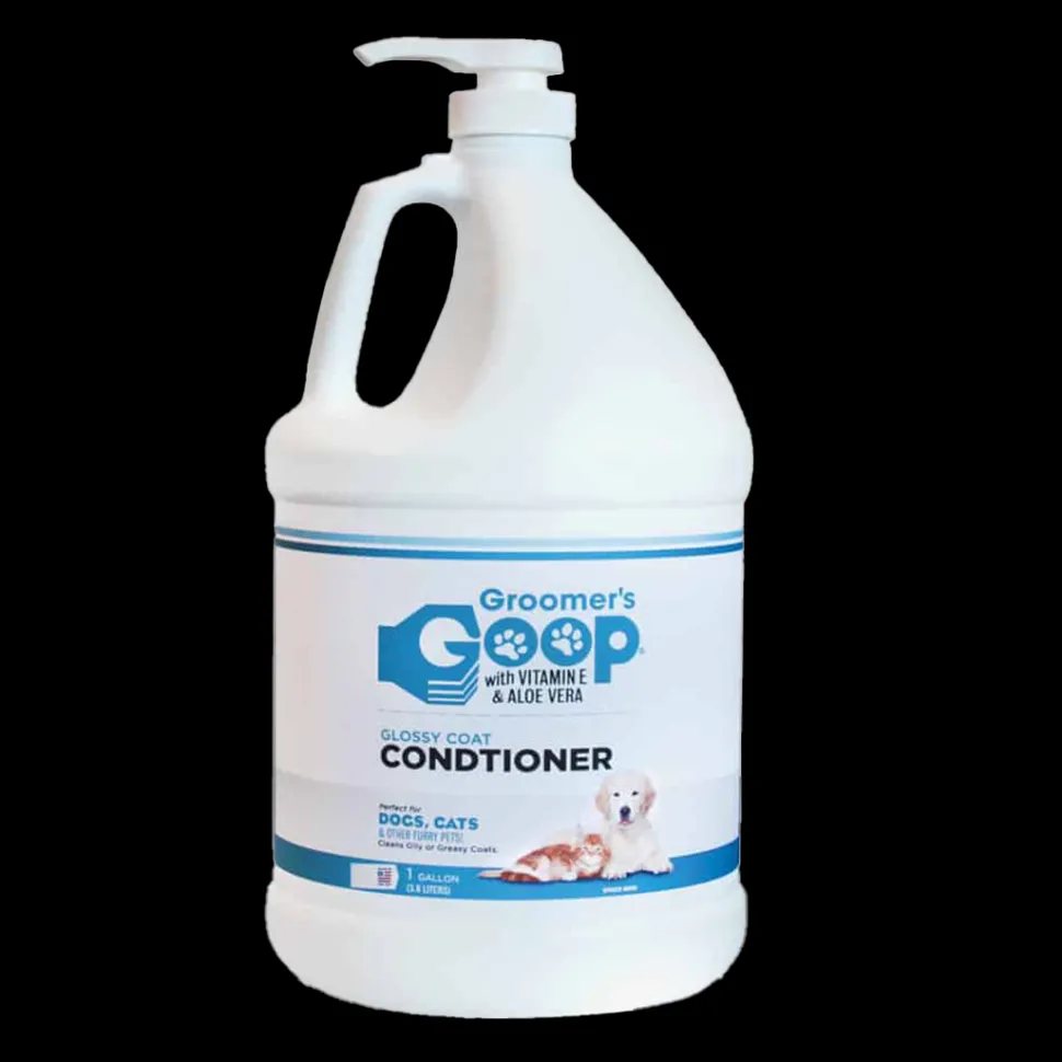 Glossy Coat Conditioner 1 Gallon with Pump by Groomer's Goop