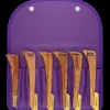 Goldfin Set of 6 Gold Plated Stripping Knife 735 by Aaronco