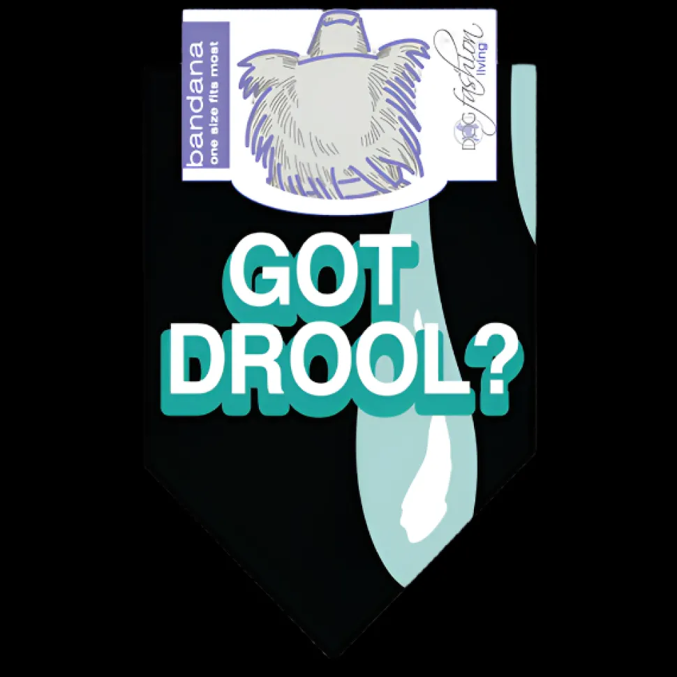Got Drool? Dog Bandana by Dog Fashion Living