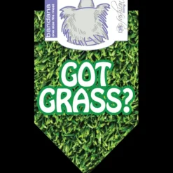 Got Grass? Dog Bandana by Dog Fashion Living