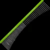 6.5" 50/50 Green Reversed Half-Moon Comb by PetStore.Direct