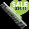 10" Groom Master Finishing & Fluffing Comb by Mastercut