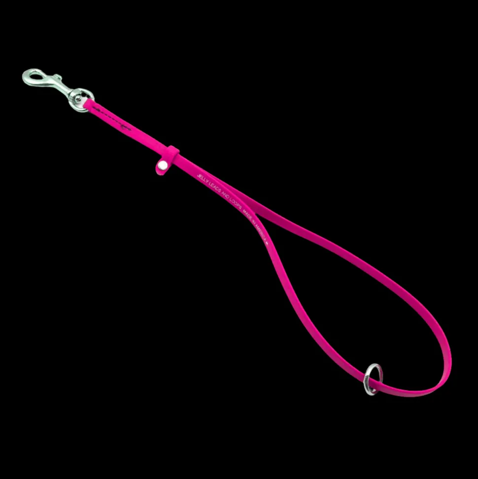 Grooming Loop 3/8" x 18" With Ring Hot Pink by Jelly Pet