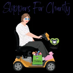 Gwen's Pink Slippers For Charity