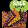 Halloween Bandanas - 60 Assorted Sizes and Patterns by Bandanas Unlimited