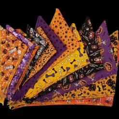 Halloween Bandanas - 60 Assorted Sizes and Patterns by Bandanas Unlimited