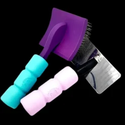 Handle Hugger Brush Holder Lavender by All For Groomers