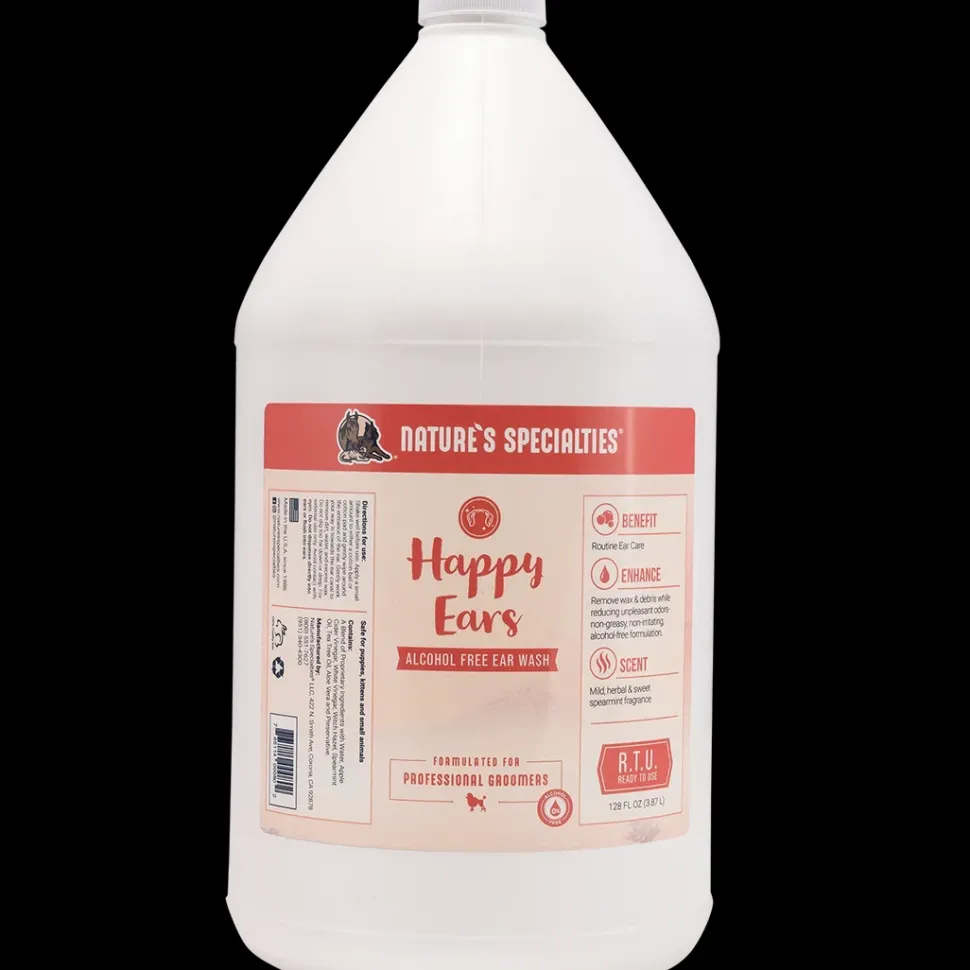 Happy Ears Alcohol Free Ear Wash Gallon by Nature's Specialties