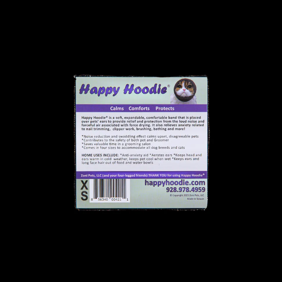 Happy Hoodie Black Extra Small