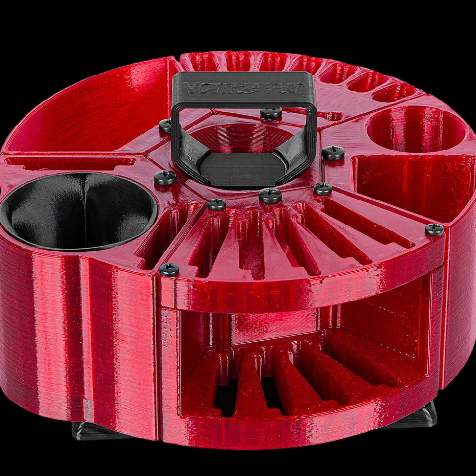 Houndabout Round Tool Jolly Red by Vanity Fur