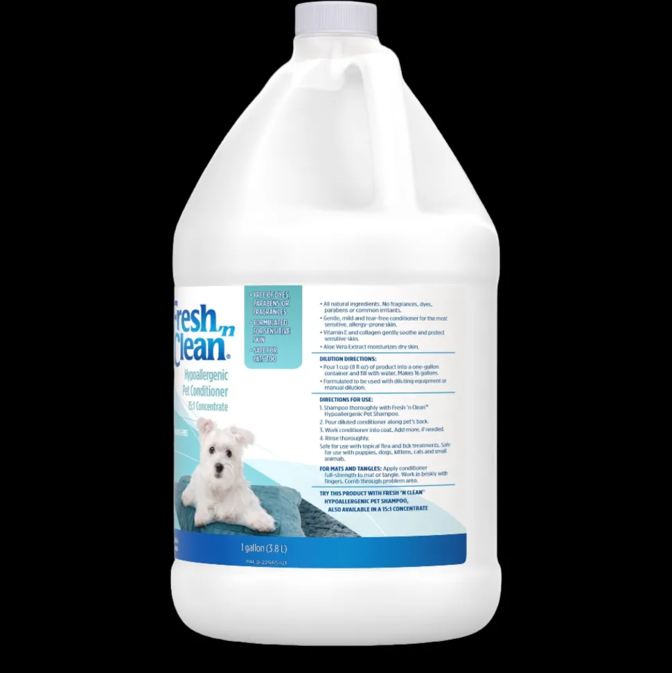 Hypoallergenic Pet Conditioner 15:1 Concentrate Gallon by Fresh 'n Clean