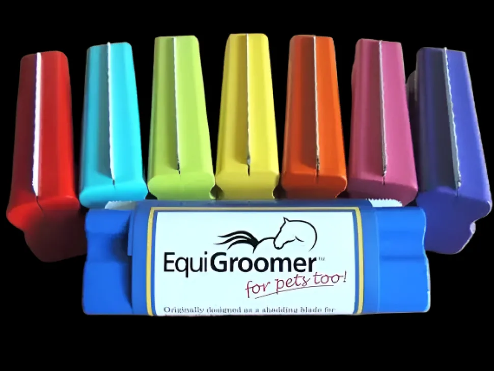 5-Inch Deshedding Tool Royal Blue by EquiGroomer