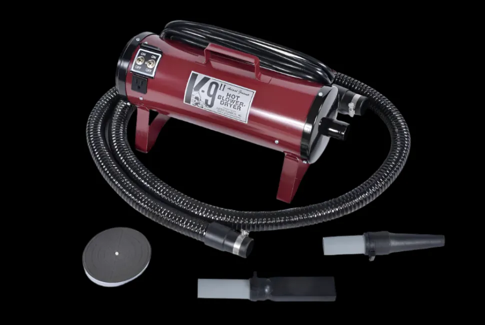 K-9 II Dog Dryer Two-Speed with Free Water Peeler Attachment by Electric Cleaner