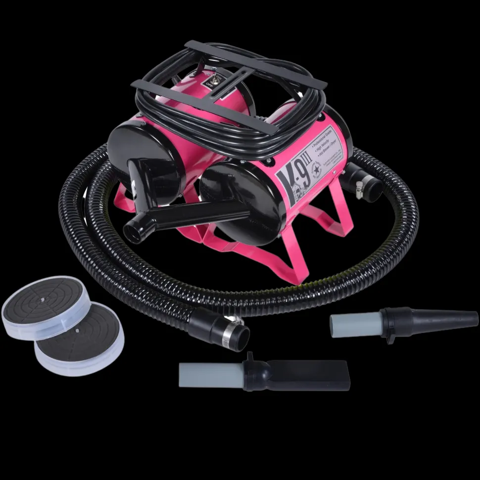 K-9 III Dog Dryer Two-Speed with Free Water Peeler Attachment by Electric Cleaner