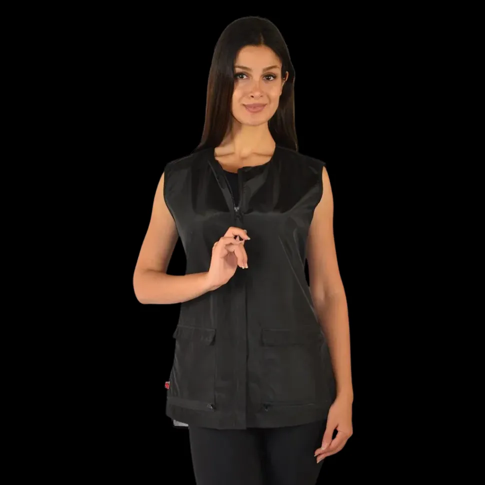 Ladies Waterproof Black Vest by Ladybird Line