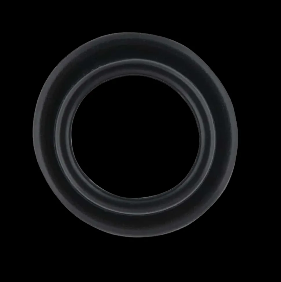 1 Large Premium Wide Scissor Finger Ring Insert in Black by PetStore.Direct