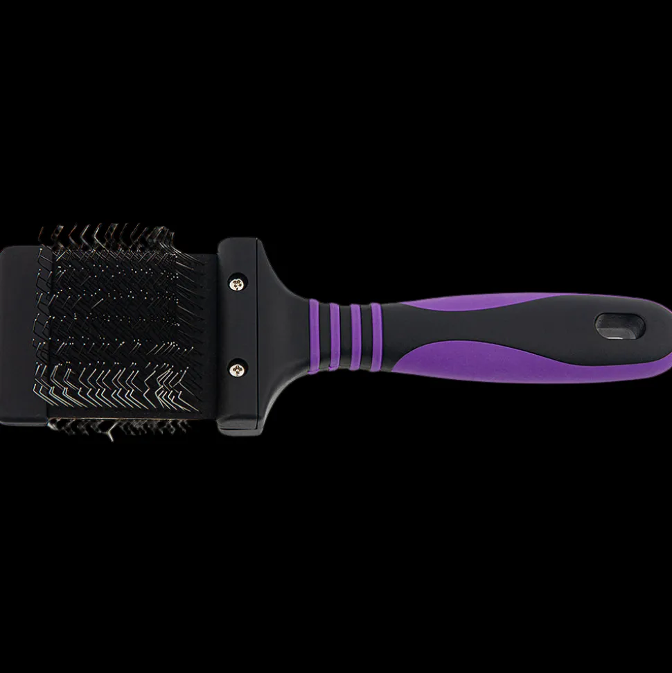 Mini Slicker Brush Purple by Dog Fashion Spa