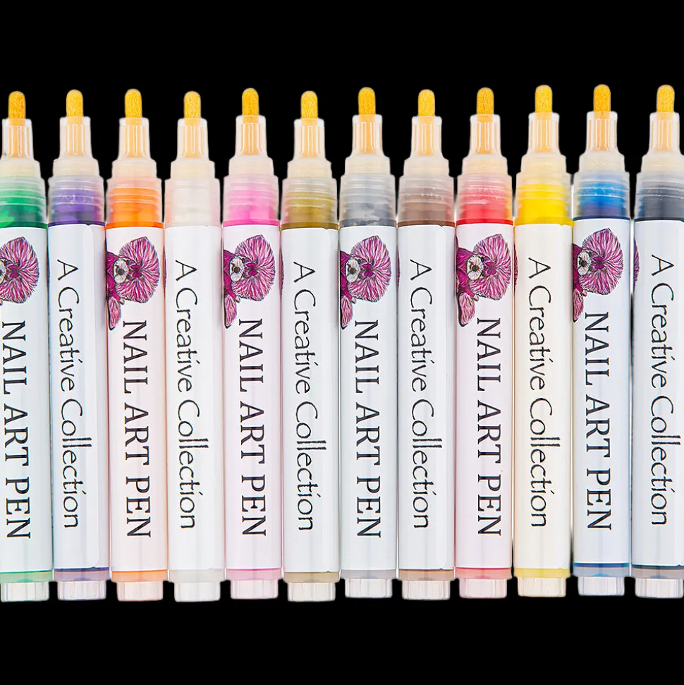 Nail Art Pen (Pack of 12) by A Creative Collection