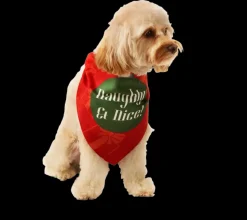 Naughty & Nice Holiday Dog Bandana by Dog Fashion Living
