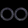 Pack of 2 Premium Scissor Finger Ring Inserts in Black Sparkles by PetStore.Direct