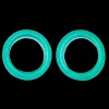 Pack of 2 Premium Scissor Finger Ring Inserts in Teal by PetStore.Direct
