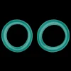 Pack of 2 Premium Scissor Finger Ring Inserts in Green by PetStore.Direct