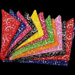 Paisley Bandanas - 60 Assorted Sizes and Patterns by Bandanas Unlimited