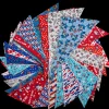 Patriotic Bandanas - 60 Assorted Sizes and Patterns by Bandanas Unlimited