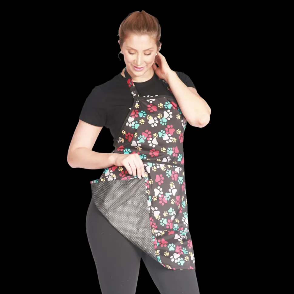Paw Print Grooming Apron by Ladybird Line