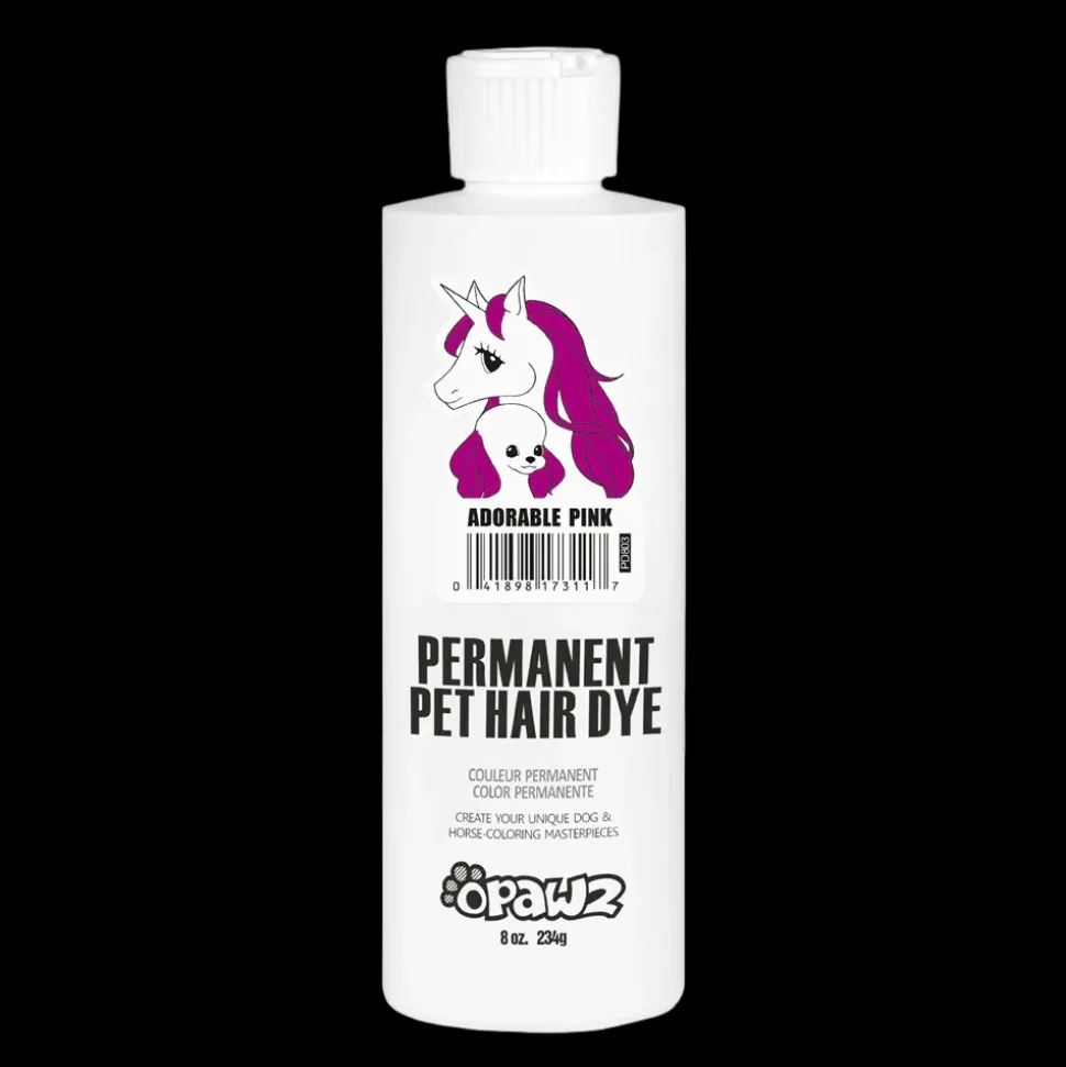 Permanent Dog Hair Dye Adorable Pink 8oz by Opawz