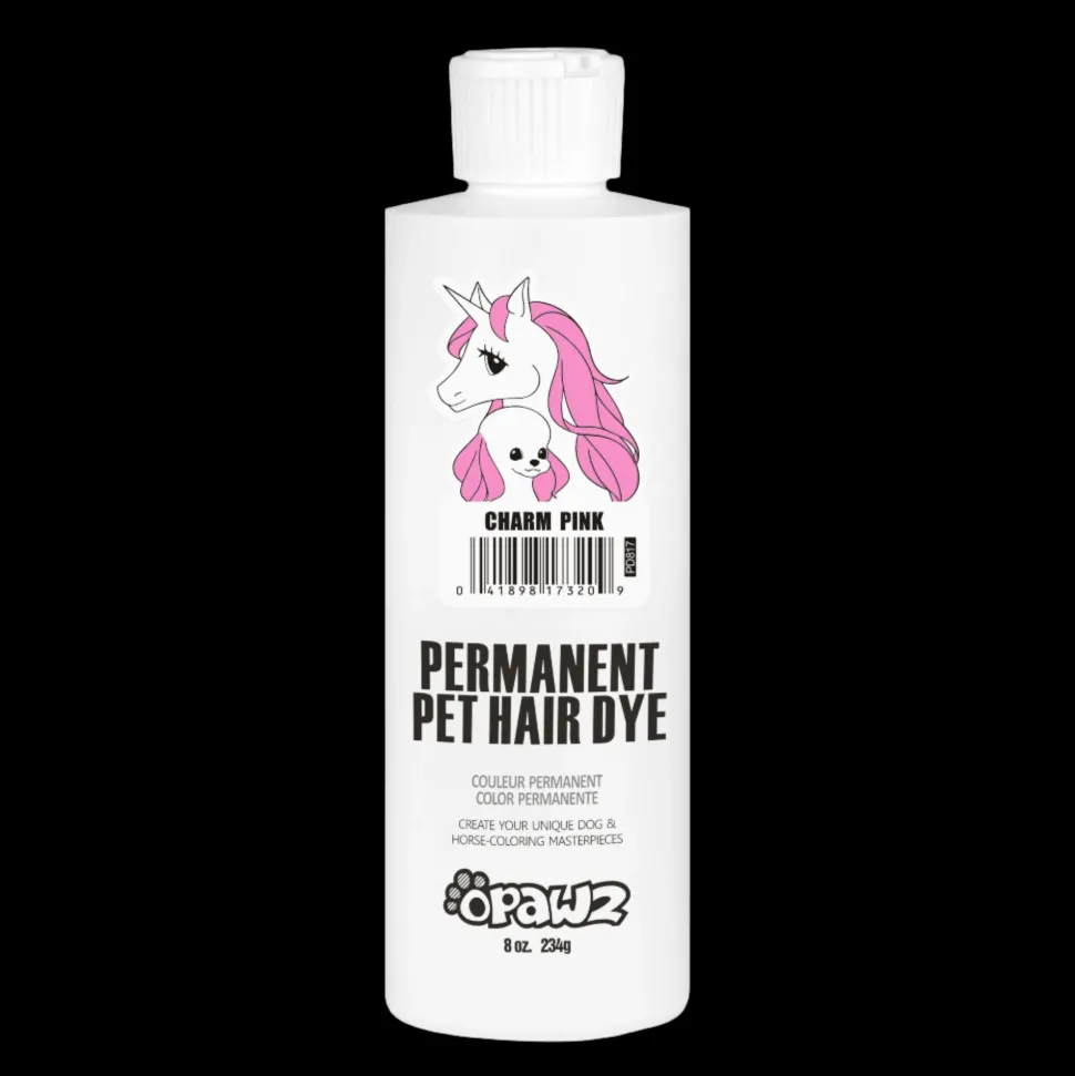 Permanent Dog Hair Dye Charm Pink 8oz by Opawz