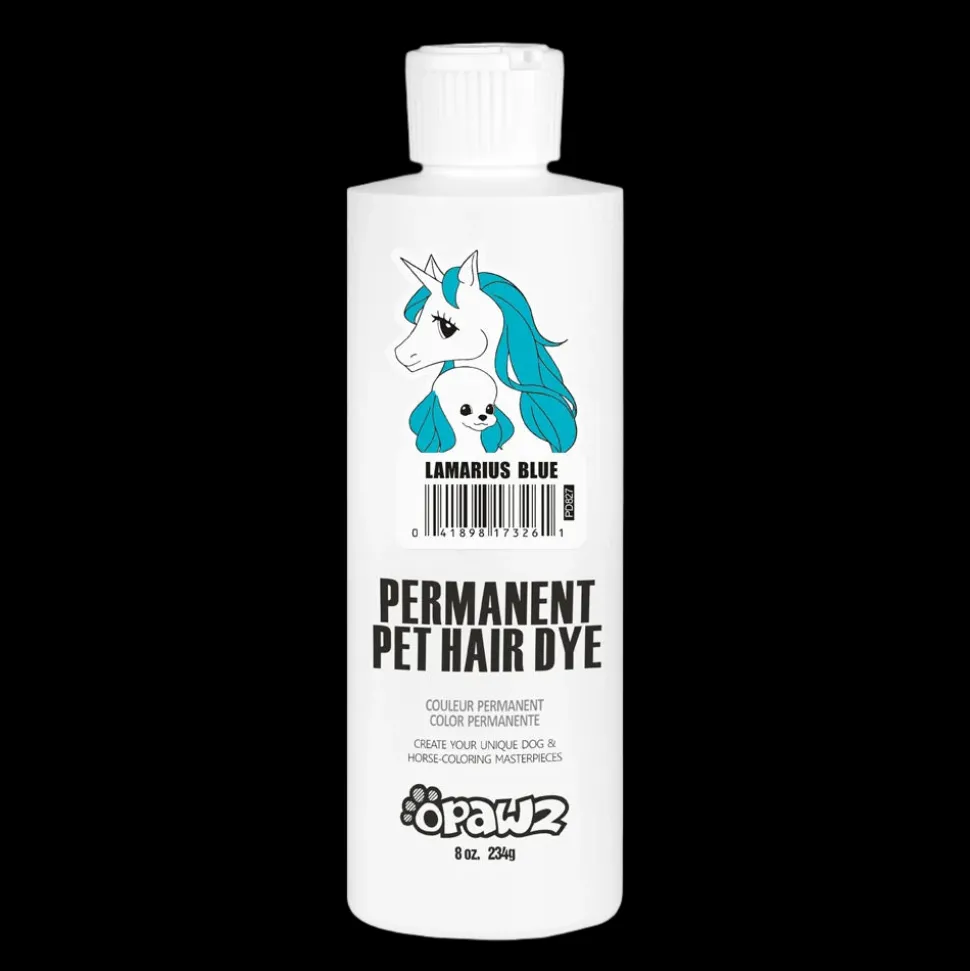 Permanent Dog Hair Dye Lamarius Blue 8oz by Opawz