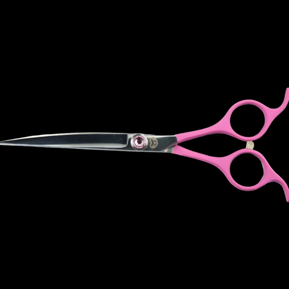 6.5" Pink Curved Shear by PetStore.Direct