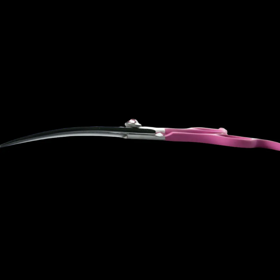 6.5" Pink Curved Shear by PetStore.Direct