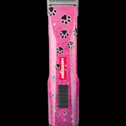 Pink Paws Saphir Cordless Clipper Two Batteries with Free Clipper Grip by Heiniger