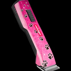Pink Paws Saphir Cordless Clipper One Battery with Free Clipper Grip by Heiniger