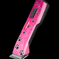 Pink Paws Saphir Cordless Clipper One Battery with Free Clipper Grip by Heiniger