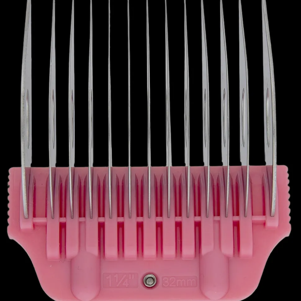 1 1/4″ Pink Wide Snap on Comb by PetStore.Direct