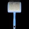 Plastic Handle Large Slicker Brush Blue by Zolitta