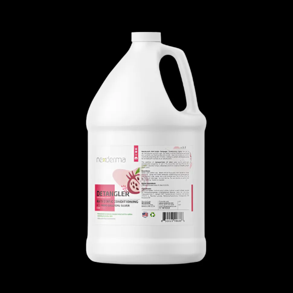 Pomegranate Detangler Spray Gallon with Free Silvet Spray 25ml by Nexderma