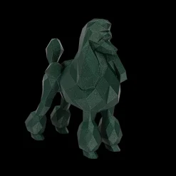 Poodle Business Card Holder Silk Blue Green by Kumpe3D