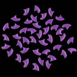 Purple Feline Medium Nail Caps by Soft Claws
