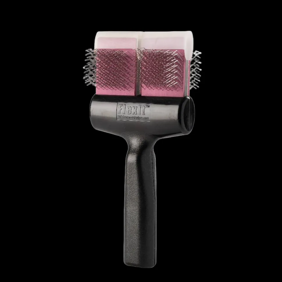 Purple Firm Flex Finishing Twin Double Brush by FlexIt